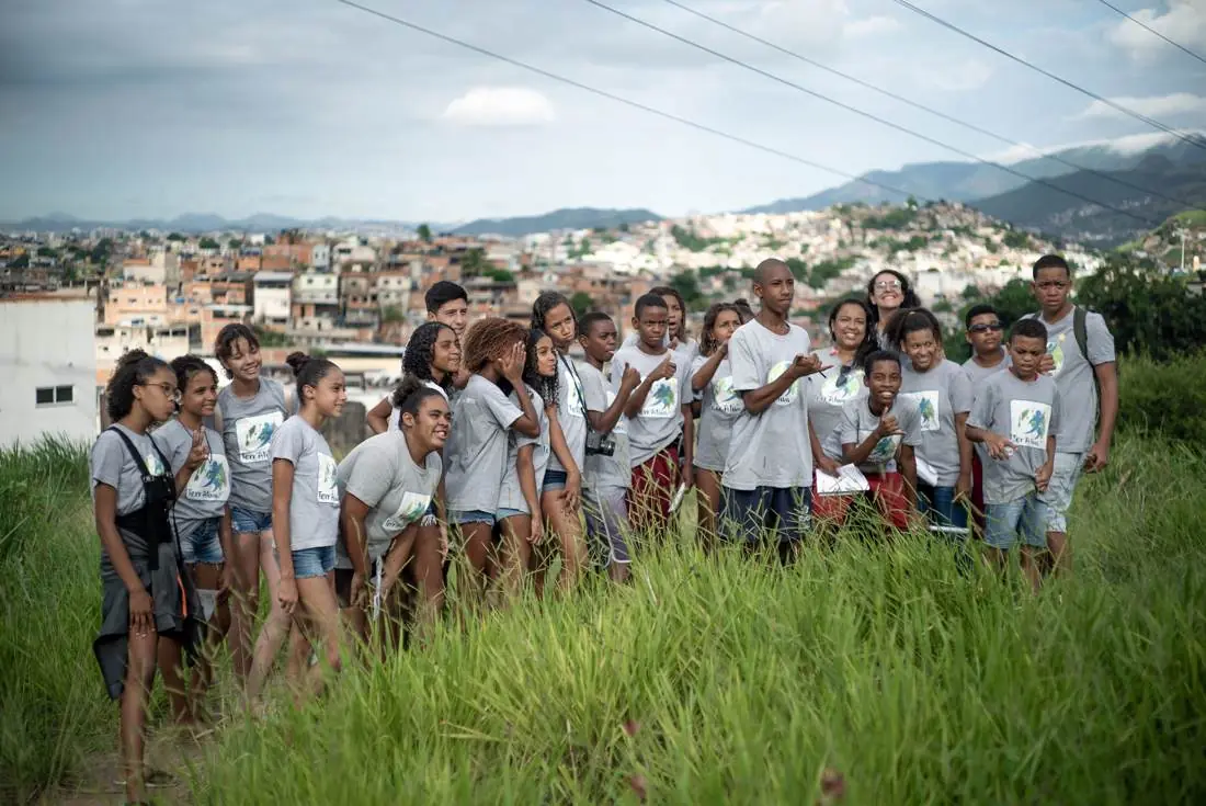 Jeunes participant à un atelier d’exploration au Brésil