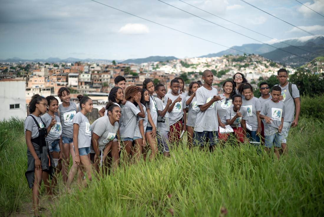 Jeunes participant à un atelier d’exploration au Brésil
