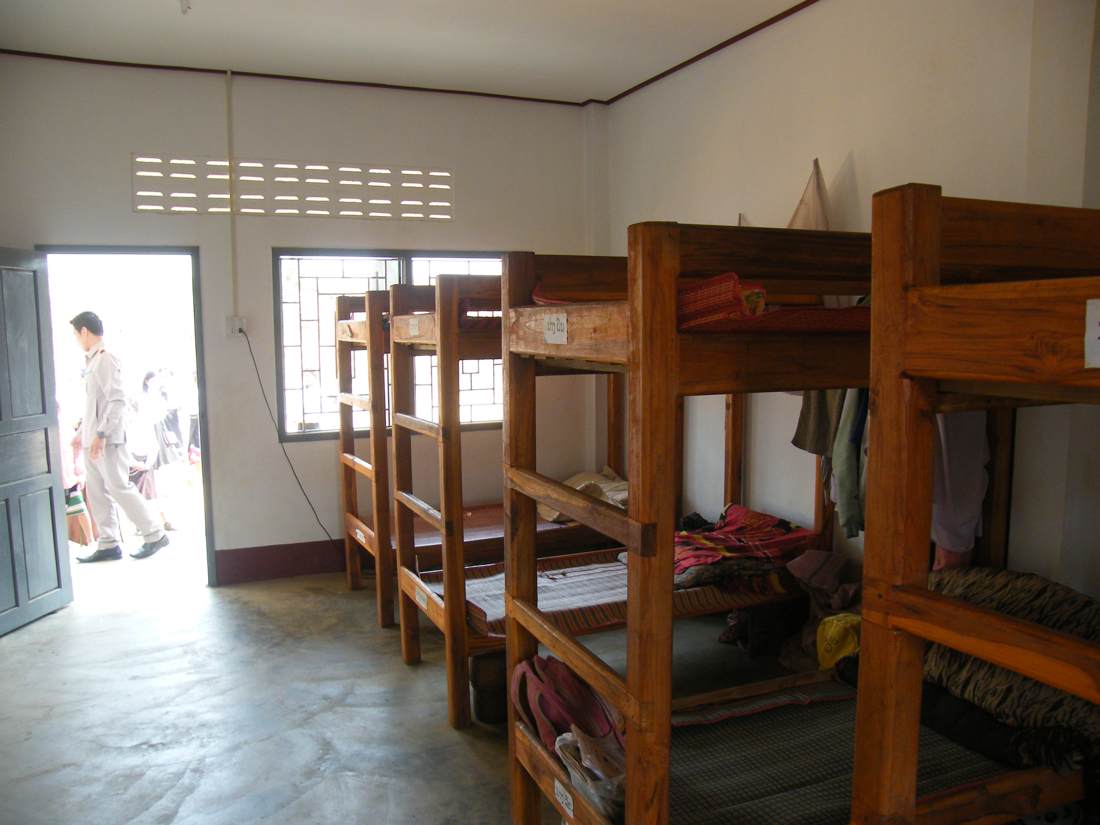 L’intérieur d’un dortoir