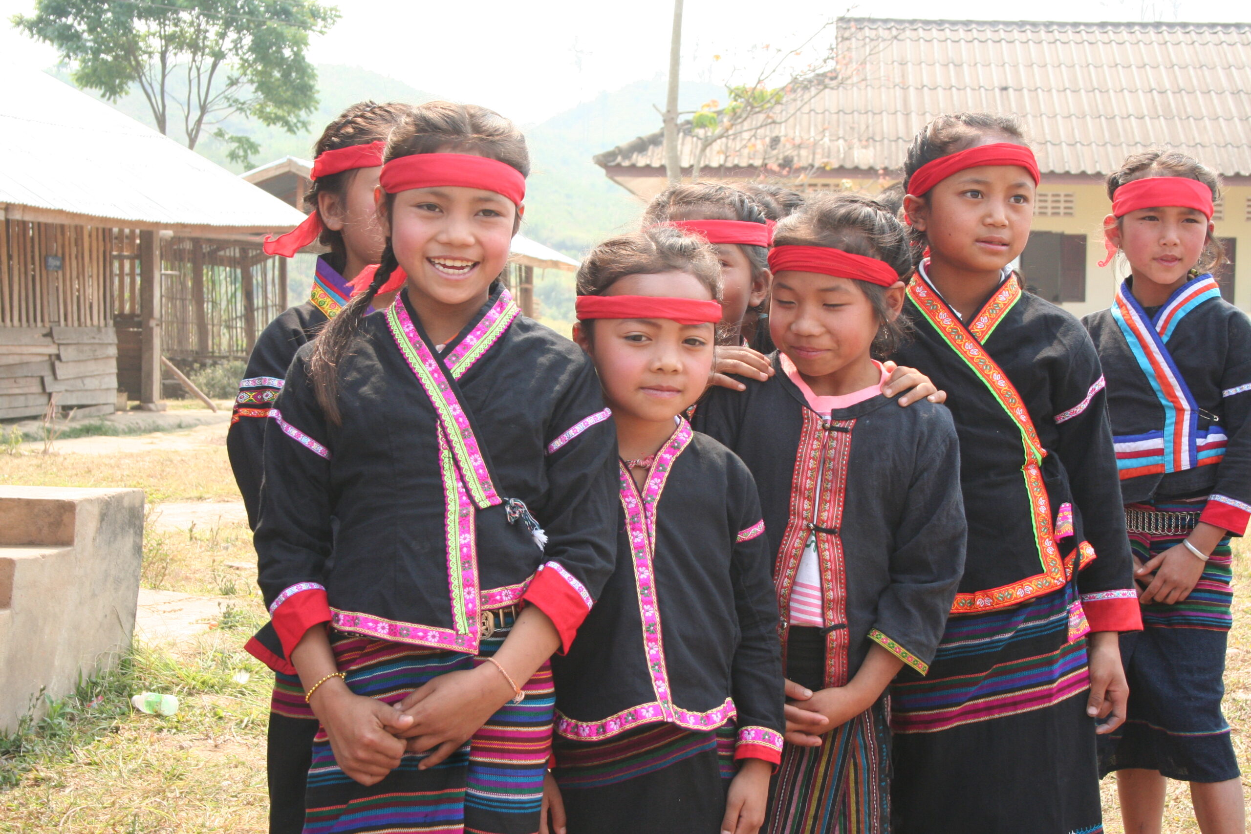 Élèves khamou au Laos
